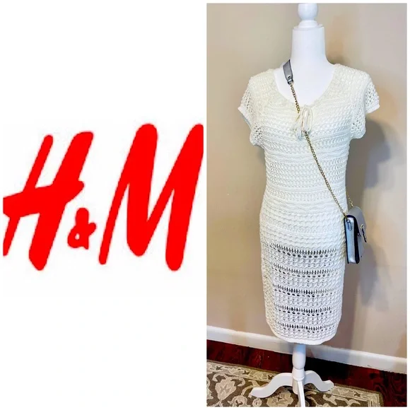 H&M | Dresses | Hm Logg Line Cream Ivory Crochet Looking Cap Sleeve Dresscoverup | Poshmark H&M | Dresses | Hm Logg Line Cream Ivory Crochet Looking Cap Sleeve Dresscoverup | Poshmark